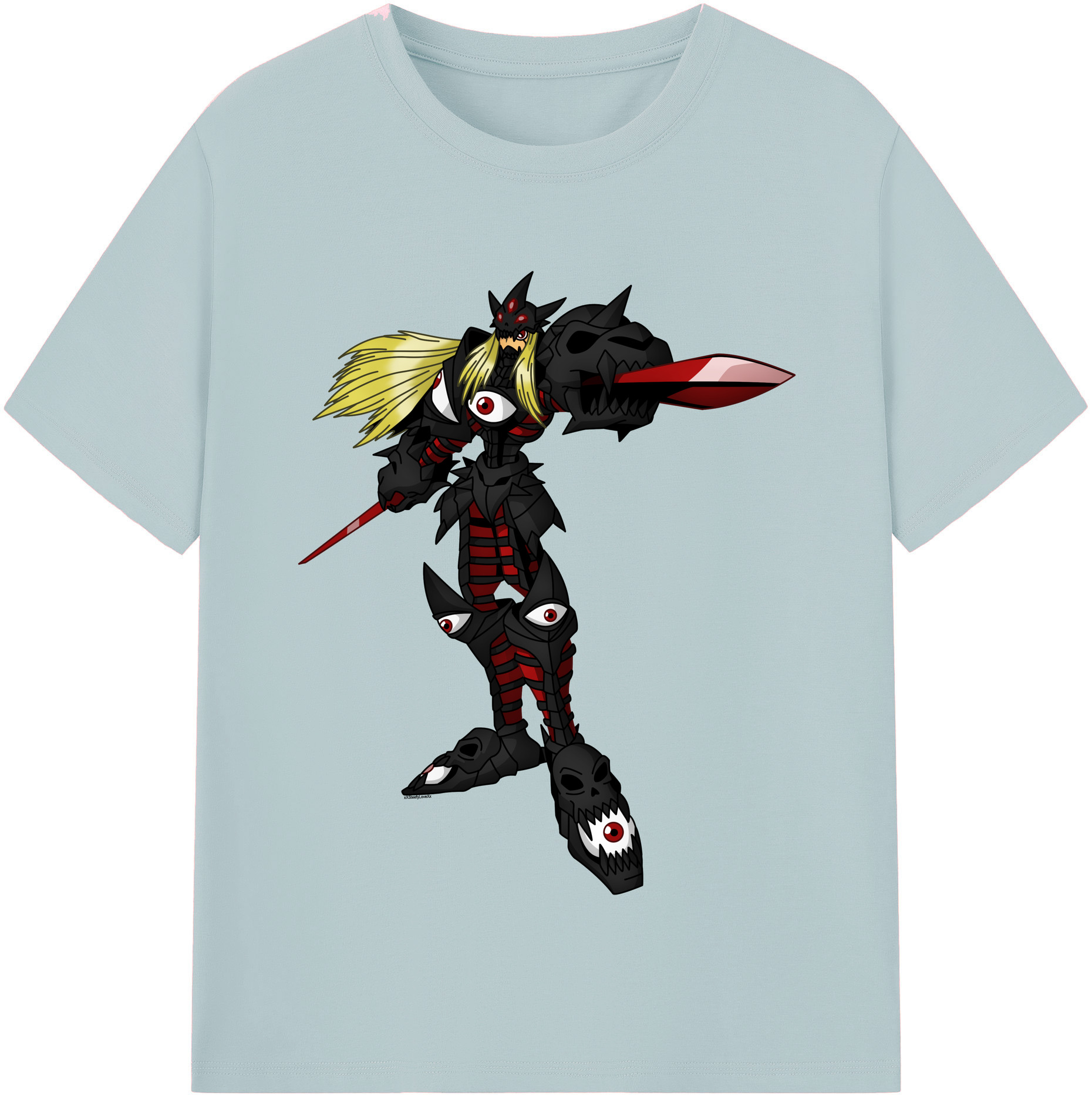 （画像用） Digimon デジタルモンスター/デジモン 綿100％半袖Tシャツ（フロントプリント）
